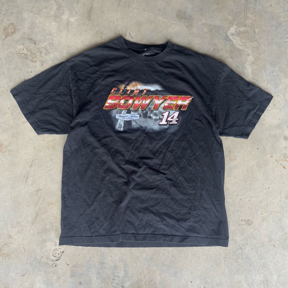 y2k Clint Bowyer Nascar Shirt